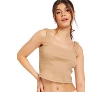 PIECES PCNUKISA Cropped Tank Top Noos BC, Débardeur Femme, Nomad, L