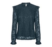 PIECES Pcolline Ls Lace Top Noos Bc Femme Blouse