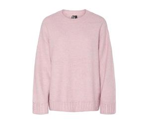 PIECES Pcorly Ls O-Neck Oversize Knit Pwp BC, Dawn Rose, L Femme