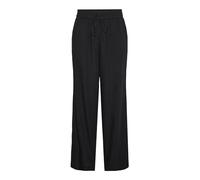 Pieces Pantalon Pia Taille haute, jambe large Noir L Femme
