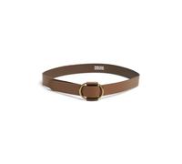 PIECES PCPILJA Leather Jeans Belt FC Noos Ceinture, Root Beer, 80 cm Femme