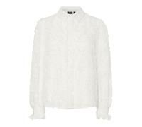 PIECES Pcpina Ls T-Shirt Chemisier à Manches Longues, Cloud Dancer, S Femmes