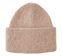 PIECES PCPYRON Hood Noos BC Bonnet, Rose camée-Détails : Silver Lurex, Taille Unique Femme