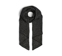 PIECES PCPYRON Long Scarf Noos BC Echarpe, Noir/détails : doré Lurex, Taille Unique Femme