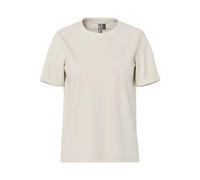 PIECES Pcria Ss Fold Up Solid Tee Noos Bc Femme T-shirt, Bouleau, XL