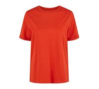 Pieces Pcria SS Fold Up Solid Tee Noos BC T-Shirt pour Femme