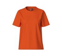 PIECES Pcria SS Solid Tee Noos BC T-Shirt, Orange Mandarine, S Femmes