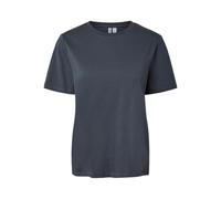 PIECES Pcria SS Solid Tee Noos BC T-Shirt pour Femme, Bleu Gris, XS