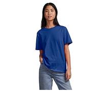 PIECES Pcria SS Solid Tee Noos BC T-Shirt, Bleu Mazarine, XS Femme