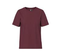 PIECES T-shirt 'PCRia' lie de vin, Taille M