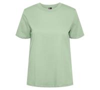 PIECES Pcria SS Solid Tee Noos BC T-Shirt, Quiet Green, S Femme