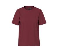 PIECES Pcria SS Solid Tee Noos BC T-Shirt, Tawny Port, L Femme