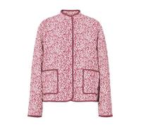 PIECES Veste mi-saison 'PCRikke' pitaya / rose foncé / blanc, Taille S