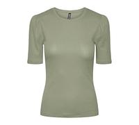 Pieces PCRUKA SS Puff Top Noos BC Haut, Thé, XS Femme