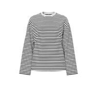 PIECES T-shirt oversize 'PCSadie' noir / blanc, Taille M