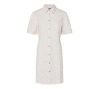 PIECES Pcsalume SS A-Shape Dress Robe trapèze, Egret, M Femmes