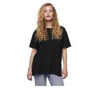 PIECES Pcsara SS Noos T-Shirt surdimensionné, Noir, S Femme