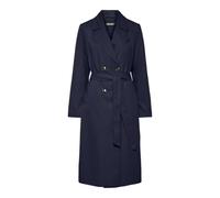 PIECES Pcscarlett Ls Trench Noos, Bleu marine., S