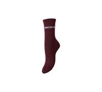 PIECES Pcsebby Chaussettes longues à paillettes pour femme, Tawny Port, taille unique