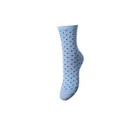 Pieces Pcsebby Glitter Long Pattern Noos BC Chaussettes pailletées, Bleu Azur, Taille Unique Femmes
