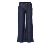 PIECES Pcselma LW Jean Large Rinse Noos BC, Bleu foncé Denim, 27W x 32L