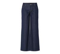 PIECES Pcselma LW Jean Large Rinse Noos BC, Bleu foncé Denim, 30W x 30L