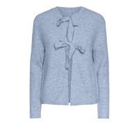 PIECES Pcsilly Ls Rev Tie Knit Noos BC, Cashmere Blue, L