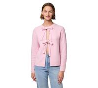 PIECES Pcsilly Ls Rev Tie Knit Noos BC, Roseate Spoonbill, XL, Spatule rosée, XL