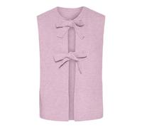 PIECES Pcsilly SL Rev Tie Gilet en Tricot Noos BC, Roseate Spoonbill, M