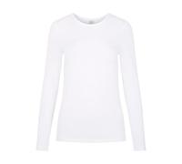 PIECES Pcsirene Ls Tee Noos, T-Shirt À Manches Longues Femme, Blanc (Bright White), 36 (Taille Fabricant: Small)