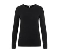 PIECES Pcsirene Ls Tee Noos, T-Shirt À Manches Longues Femme, Noir (Black Black), 36 (Taille Fabricant: Small)