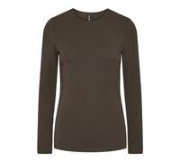PIECES Pcsirene Ls Tee Noos T-Shirt Manches Longues, Morel, S Femme