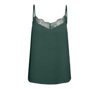 PIECES Pctiffany Haut en Dentelle avec Sangle Noos BC Débardeur à Bretelles, Trekking Green, XL Femme