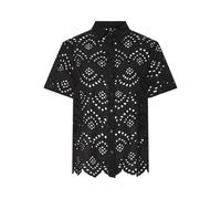PIECES Pcvilde SS T-Shirt WVN, Noir, S