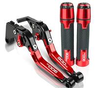 Pièces Per Ducati 900SS Sport 1999-2002 Moto Frizione Leva Del Freno Allungabile Regolabile Pieghevole Leve Manubrio Manopole Con In Alluminio Di CNC(6)