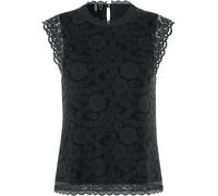 PIECES PIECES Black Lace Detail Top