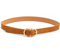 PIECES PIECES Brown Suede Buckle Belt