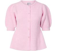 Pieces Silly Puff Knit Cardigan Rose M Femme