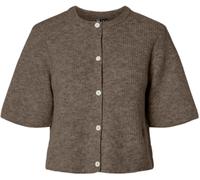 PIECES PIECES Grey Short Sleeve Cardigan