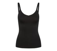 Pieces Plain Underwear Top Noos, Maillot De Corps Femme, Noir (Black Black), 40 (Taille Fabricant: L/XL)