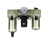 Pièces pneumatiques AC3000-03D filtre de conduite d'air régulateur unité de lubrification pneumatique automatique combinaisons(AC2000-02)