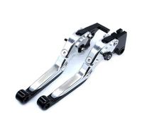 Pièces Pour CBR650F CBR 650 F CB650F 2014 2015 2016 2017 2018 Poignées De Moto Poignée Guidon CNC Aluminium Leviers D'embrayage De Frein Réglables(Argent)