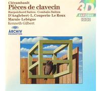 Pieces Pour Clavecin De Clerambault, Anglebert, Couperin, Le Roux K. Gilbert, Clavecin