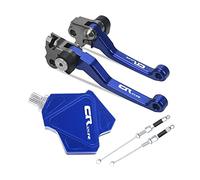 Pièces Pour CR125R 1992-2003 2002 2001 Leviers D'embrayage De Frein Pliables Pour Motocross Stunt Easy Pull Cable System CNC Accessoires(Bleu)