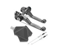 Pièces Pour CRF450R CRF 450 R 2002 2003 Motocross Pliable De Frein Leviers D'embrayage Stunt Facile Tirer Câble Système CNC Accessoires(G)