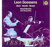 Pieces Pour Haubois De Bach, Mozart, Haendel Goossens (H-Bois); Menuhin - Violon