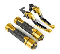 Pièces Pour Hon&da CB650F Cb 650f 2014 2015 2016 2017 Levier De Frein D'embrayage De Moto Extensible Réglable Pliable Leviers Poignées De Guidon(Or)