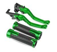 Pièces Pour Hon&da CBR650F CB650F 2014 2015 2016 Guidon De Moto Leviers D'embrayage De Frein Réglables Poignées Poignée(Vert)