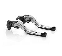 Pièces Pour Rebelle 300 500 CMX300 CMX500 2017-2023 Poignées De Moto Poignée Guidon CNC Aluminium Leviers D'embrayage De Frein Réglables(Argent)