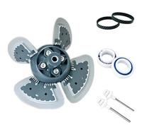 Pièces pour Robot de Piscine, kit de Remise en état MX6 MX8 avec chenilles et Turbine Moteur, Compatible avec Z0diac Baracuda mx6 mx8, kit de Remplacement pour Nettoyeur de Piscine